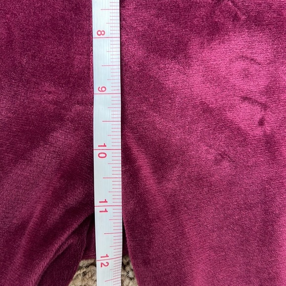 Amazon Women's Purple Velour Drawstring Waist Jogger Sweatpants Size Small - Picture 5 of 8